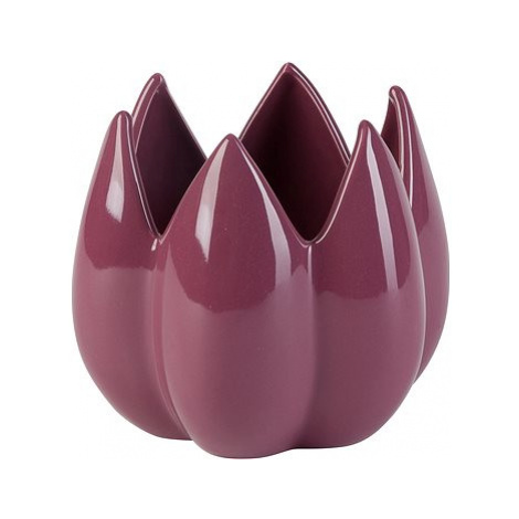 by inspire Dekorace 'Bud' - váza / květináč (13,8x13,8x12 cm), fialová