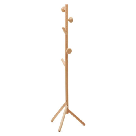 Věšák z bukového dřeva v přírodní barvě 46x170 cm Nadue – Kave Home