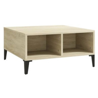 SHUMEE Konferenční stolek dub sonoma 60 × 60 × 30 cm dřevotříska, 805989