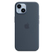 Apple silikonový kryt s MagSafe na iPhone 14 bouřkově modrý Bouřkově modrá