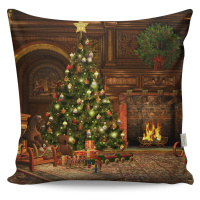 Hanah Home Vánoční dekorační polštář se stromečkem VASO 43x43 cm