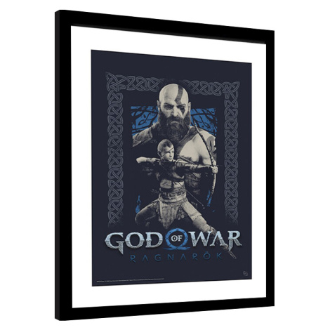 Obraz na zeď - God of War: Ragnarok - Kratos and Atreus ABY STYLE