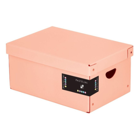 Krabice lamino 35,5 × 24 × 16 cm PASTELINI - meruňková OXYBAG