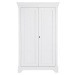 WOOOD ISABEL CABINET PINE WHITE [fsc]