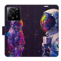 iSaprio Flip pouzdro Neon Astronaut 02 pro Xiaomi 13T / 13T Pro