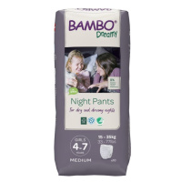 Bambo Dreamy Night Pants Girl 4-7 let 15-35 kg noční plenkové kalhotky 10 ks