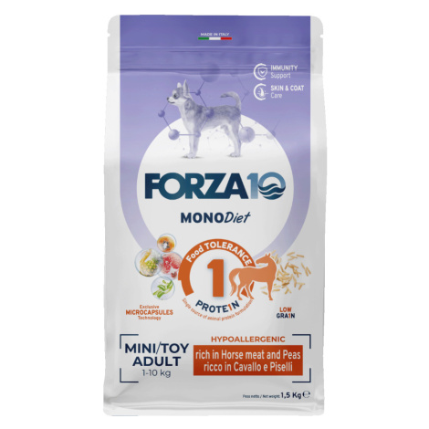 FORZA10 Mini & Toy Diet koňské s hráškem - 1,5 kg Forza10 Maintenance Dog