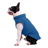 Fleece mikina pro psa s poutkem modrá
