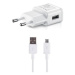 Samsung cestovní nabíječka 15W + microUSB datový kabel White (Bulk)