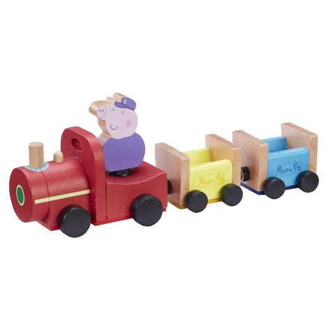 Peppa Pig dřevěný vláček a figurka Dědeček TM Toys