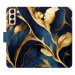 iSaprio flip pouzdro GoldBlue pro Samsung Galaxy S21