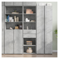 vidaXL Skříň highboard betonově šedá 50x42,5x185 cm kompozitní dřevo