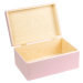 Dřevěná krabička 20x30x14cm - Růžová