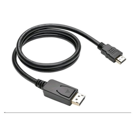 C-TECH kabel DisplayPort/HDMI, 1m, černý