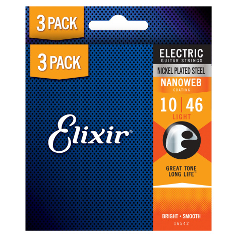 Elixir Nanoweb Light 3-Pack