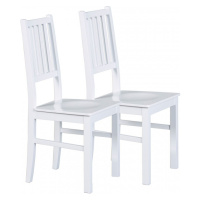 Jídelní židle (2 kusy) carson - bílá
