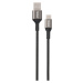 Tronic® Nabíjecí a datový kabel (zástrčka USB 2.0 typu A na typ C, černá)