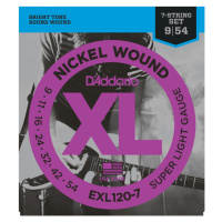 D'Addario EXL120-7 Super Light - .009 - .054