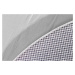 Kusový koberec 133x133cm hippo - šedá/bílá