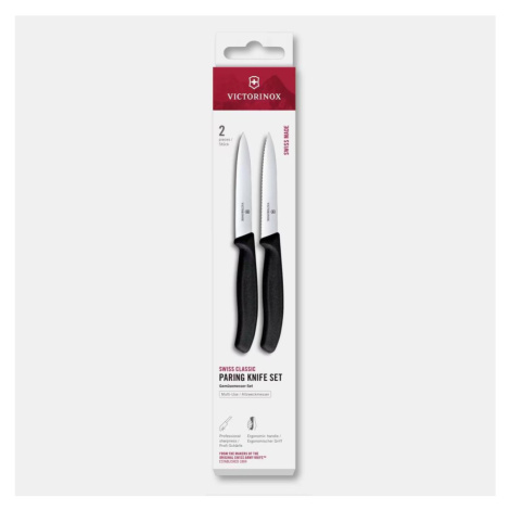 Victorinox - Sada kuchyňských nožů na zeleninu SWISS CLASSIC 10 cm 2 ks černá 6.7791.2C1