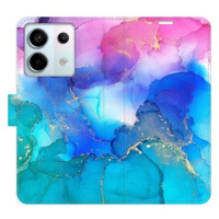 iSaprio flip pouzdro BluePink Paint pro Xiaomi Redmi Note 13 Pro 5G / Poco X6 5G