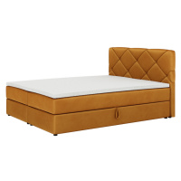 Expedo Čalouněná postel boxspring SCARLETT + topper, 180x200, itaka 33