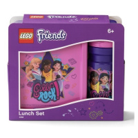 Lego® friends girls rock svačinový set: box + láhev na pití