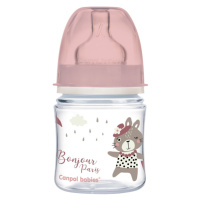 CANPOL BABIES - Láhev se širokým hrdlem Bonjour Paris 120 ml růžová