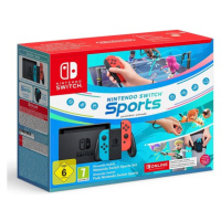 Nintendo Switch Konzole Neon + Switch Sports + 12M NSO