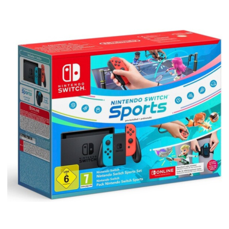 Nintendo Switch Konzole Neon + Switch Sports + 12M NSO