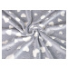 BBL Deka z mikrovlákna - 75x100 cm, šedé srdíčka