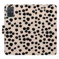 iSaprio Flip pouzdro Dotted 02 pro Samsung Galaxy A71