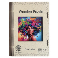 Dřevěné puzzle/Floral Latina A3 - EPEE