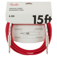 Fender Original Series 15 Instrument Cable Fiesta Red