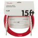 Fender Original Series 15 Instrument Cable Fiesta Red