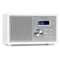 Auna Ambient DAB +/FM, rádio, BT 5.0, AUX vstup, LCD displej, budík, časovač, dřevěný vzhled, bí