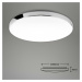 BRILONER LED stropní svítidlo, pr. 35,5 cm, 18 W, bílé-chrom BRI 3351-216