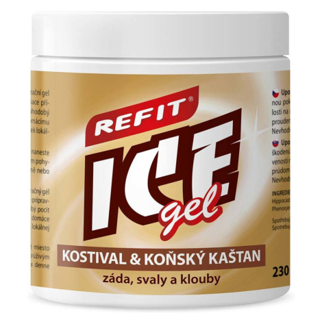 Refit Ice gel s kostivalem a kaštanem 230 ml hnědý