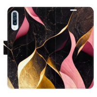 iSaprio flip pouzdro Gold Pink Marble 02 pro Samsung Galaxy A50