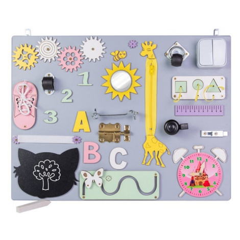 montessori Activity board pro holčičku - 50x37,5