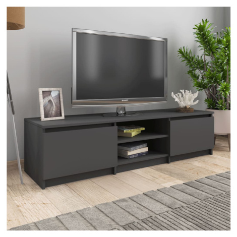 vidaXL TV stolek šedý 140 x 40 x 35,5 cm kompozitní dřevo