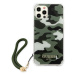 Guess GUHCP12MKSARKA hard silikonové pouzdro iPhone 12 / 12 Pro 6.1" khaki Camo Collection