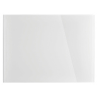 magnetoplan Designová magnetická skleněná tabule, š x v 800 x 600 mm, barva brilantní bílá
