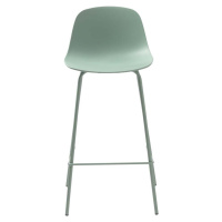 Světle zelená plastová barová židle 92,5 cm Whitby – Unique Furniture