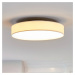 Lindby LED textilní stropní lampa Saira, 40 cm, bílá