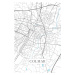 Mapa Colmar white, (26.7 x 40 cm)