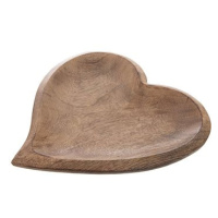 ORION Tác srdce 25 × 25 cm, dřevo MANGO