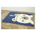 Dětský koberec Luna Kids 534222/94955 - Medvídek indián, modrý