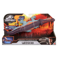 Jurský svět dinosauři v pohybu sarcosuchus, mattel gvg68