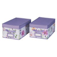 LIVARNO home Úložný box / Organizér do zásuvky (květiny, úložný box s víkem)